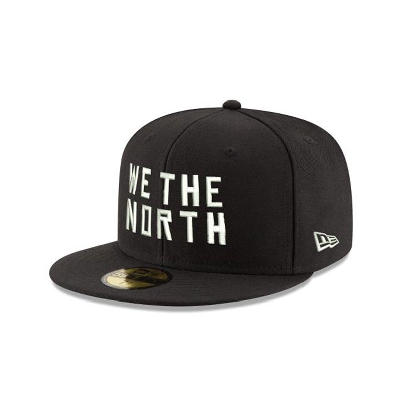 NBA Toronto Raptors We The North 59Fifty Fitted (KLC9131) - Black New Era Caps